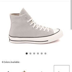 Converse Gray High-Top Sneakers